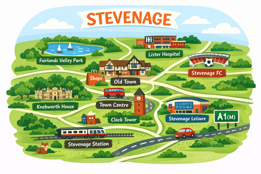 Stevenage graphic