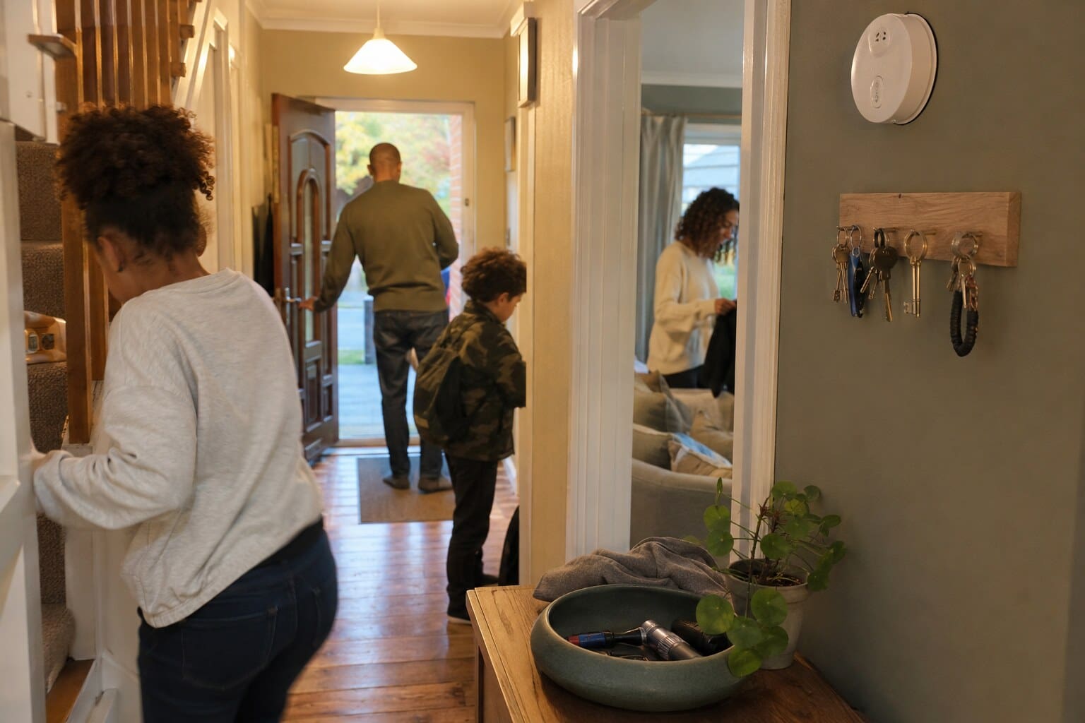 A safe, secure family home, the everyday setting a foster carer's safer caring plan is written about